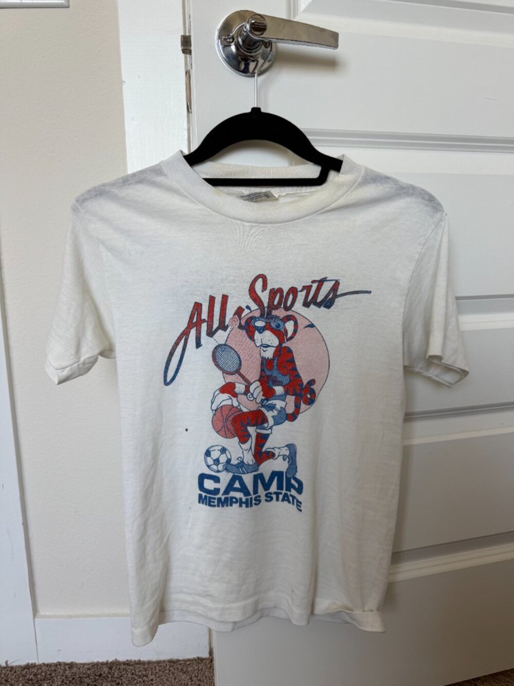 Vintage Memphis State 1980's T Shirt - Picture 2 of 7